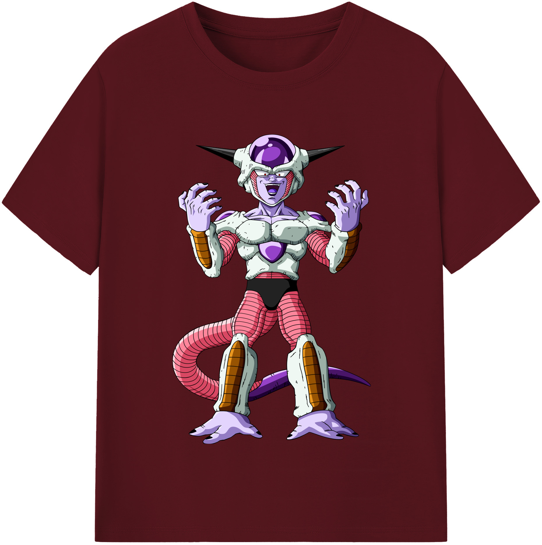 （画像用） ドラゴンボール フリーザ DRAGON BALL Frieza 綿100％半袖Tシャツ（フロントプリント）